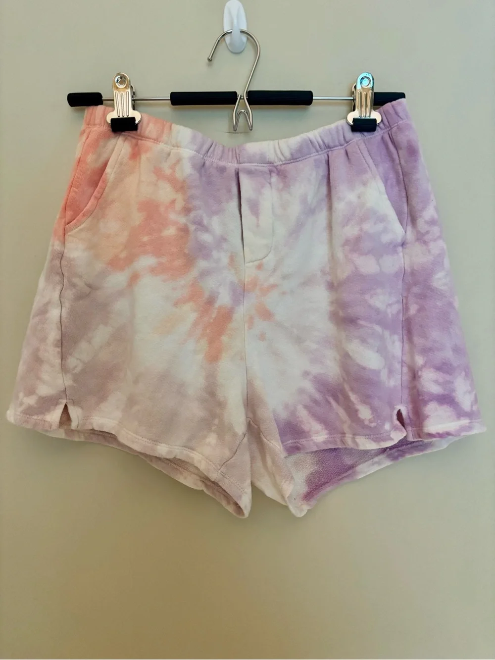 n:Philanthropy Terry Tie-Dye Cozy Sweatshirt and Shorts Matching Set size Medium